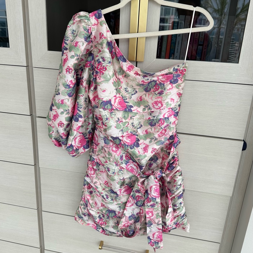 LoveShackFancy Floral Print Mini Dress (worn once)
Size 6